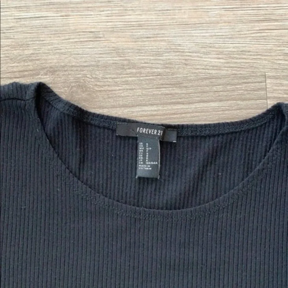 Longsleeve Mini Skater Knit Dress Black Size Small - Picture 8 of 9